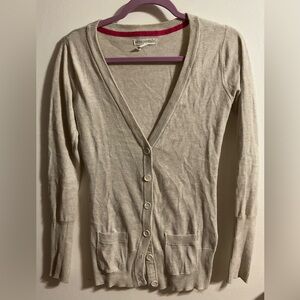 Aeropostale women’s Size Small Beige Cardigan